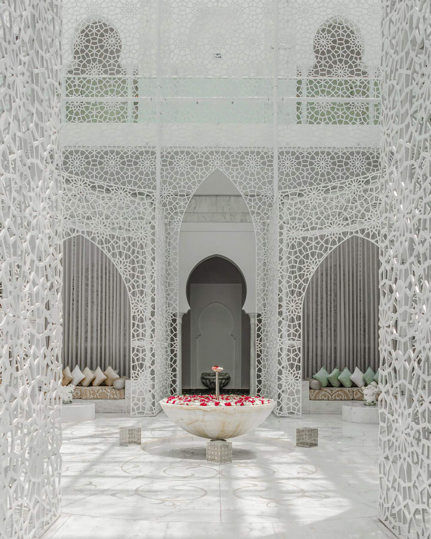 Spa courtyard — Royal Mansour Marrakech