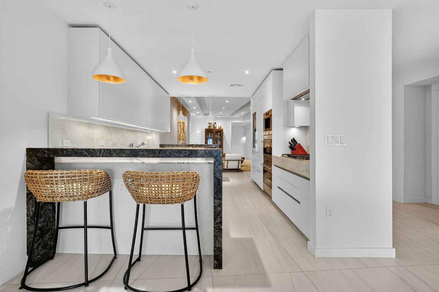 Designer kitchen and island
